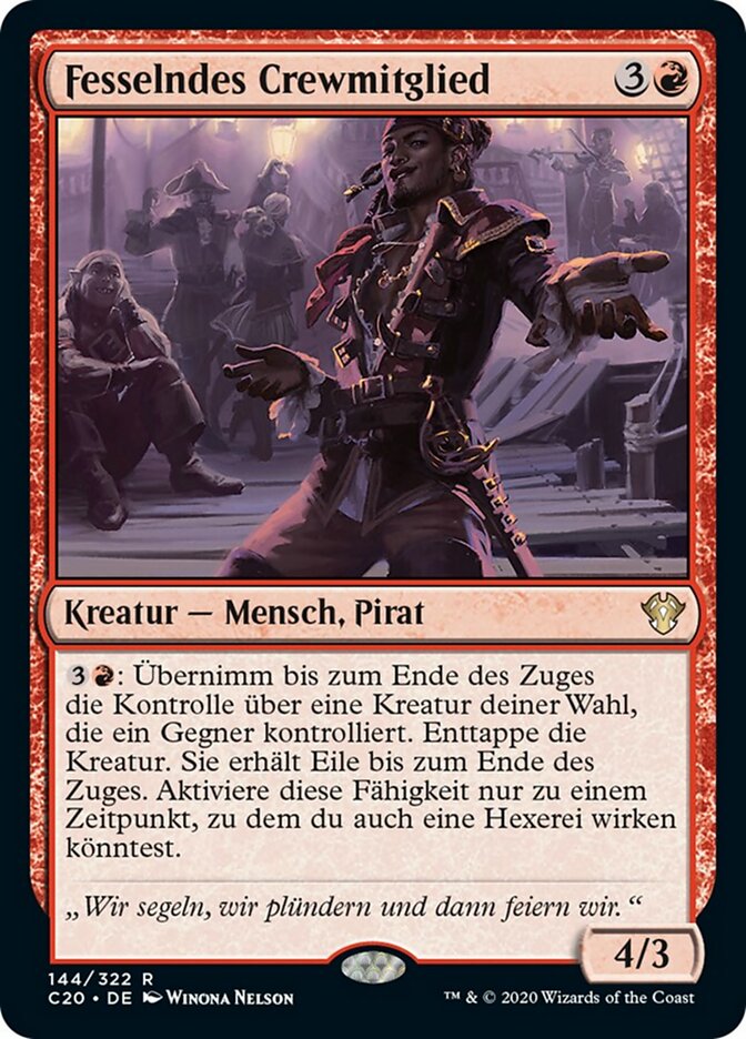Fesselndes Crewmitglied