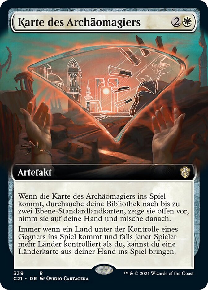 Karte des Archäomagiers