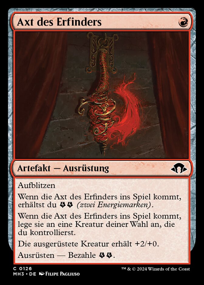 Axt des Erfinders