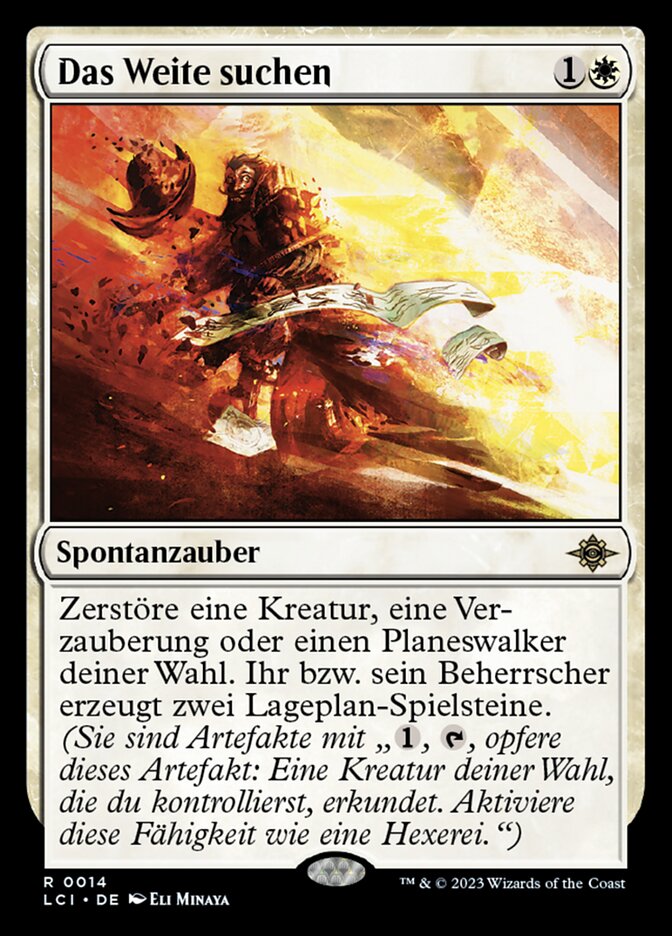Das Weite suchen