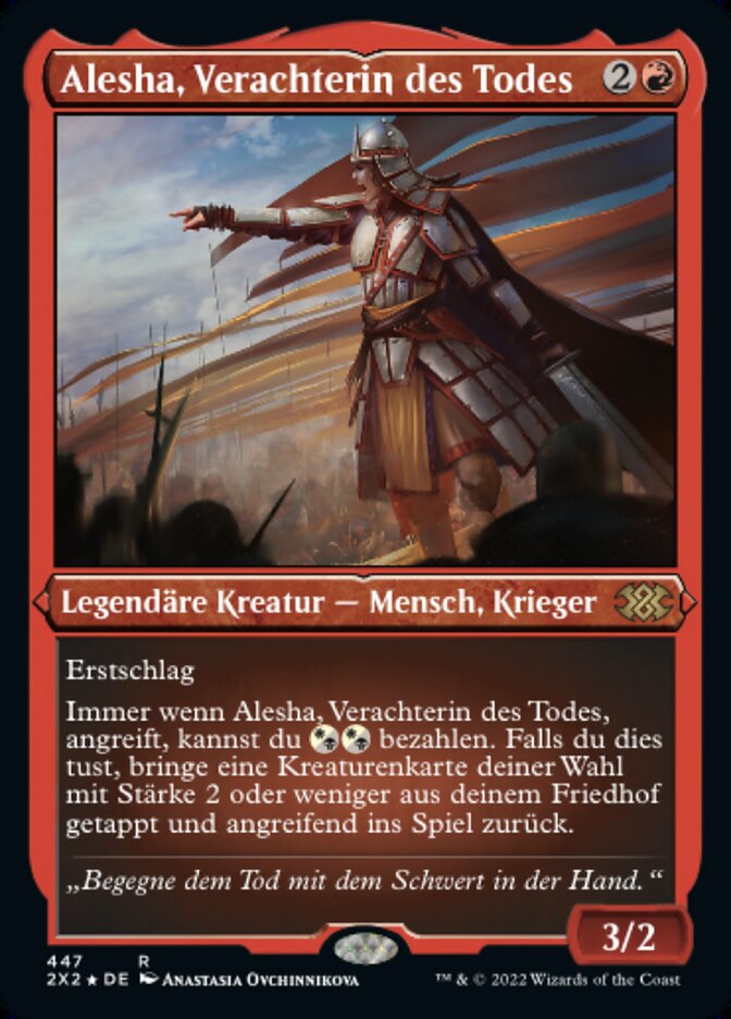 Alesha, Verachterin des Todes