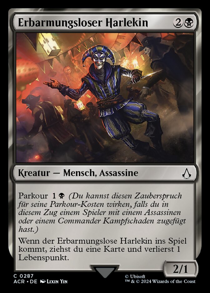Erbarmungsloser Harlekin