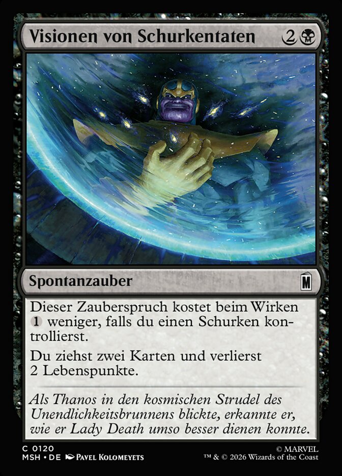 Visionen von Schurkentaten