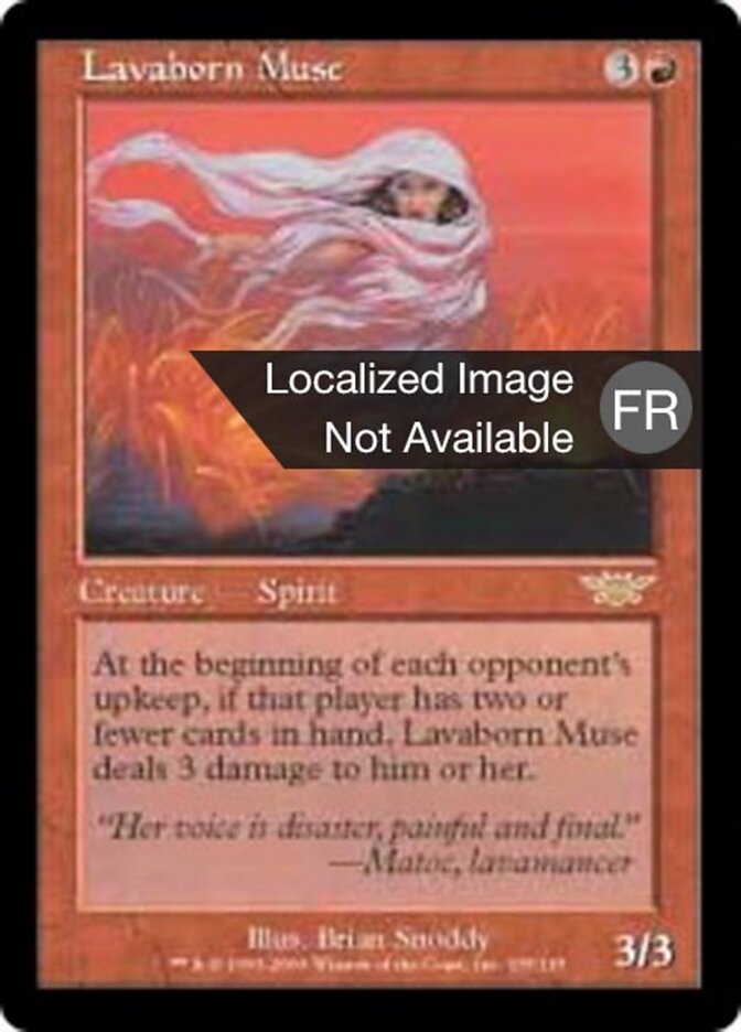 Muse née de la lave