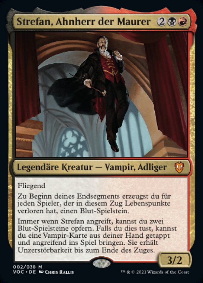 Strefan, Ahnherr der Maurer