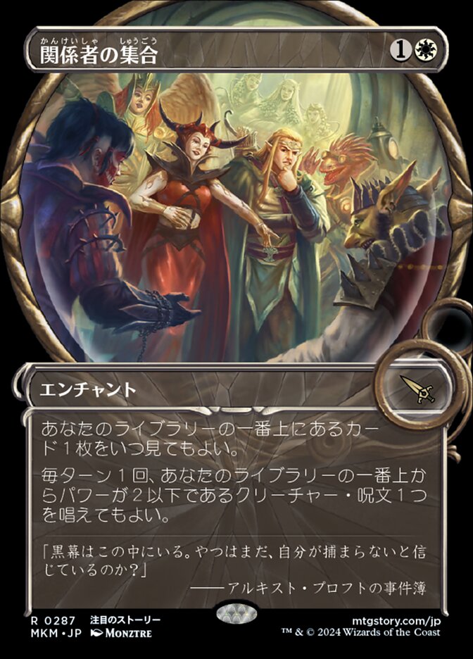 関係者の集合