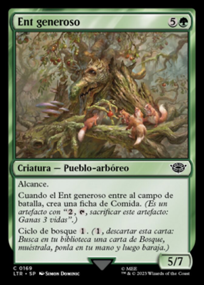 Ent generoso