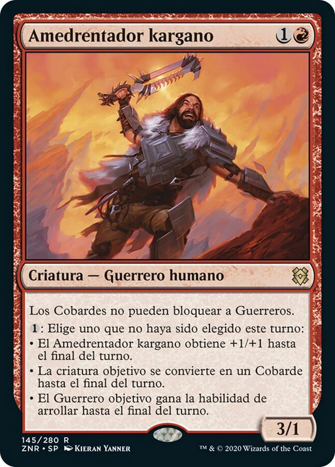 Amedrentador kargano