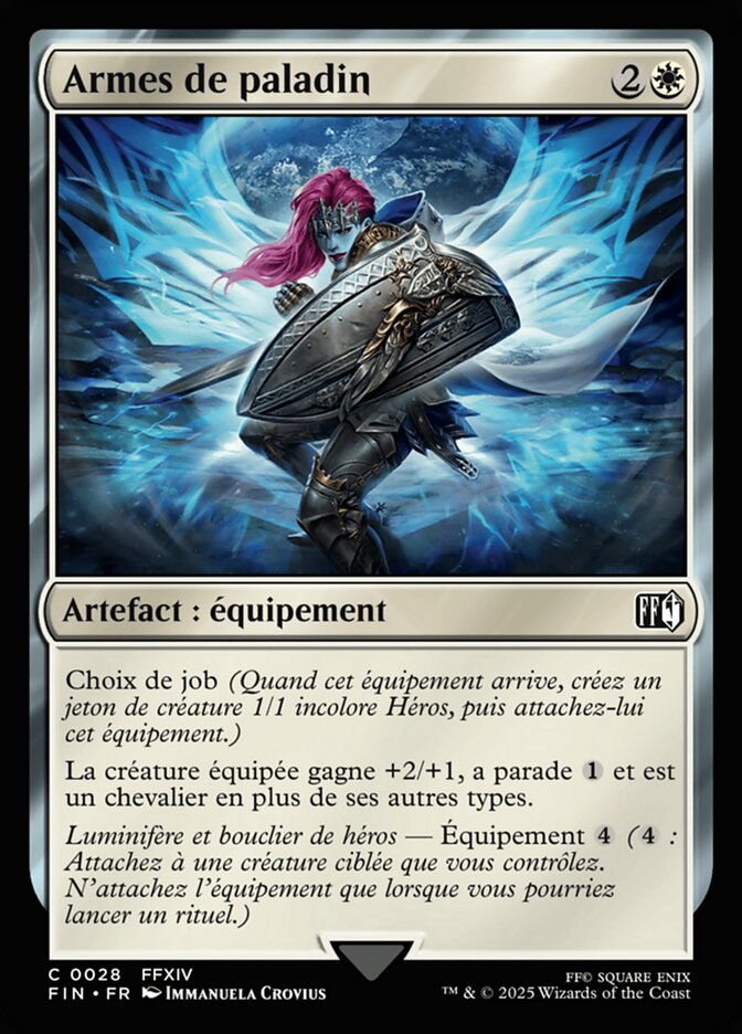 Armes de paladin