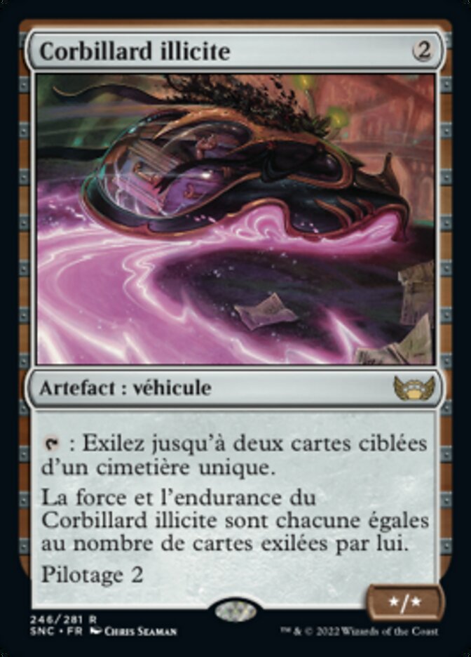 Corbillard illicite