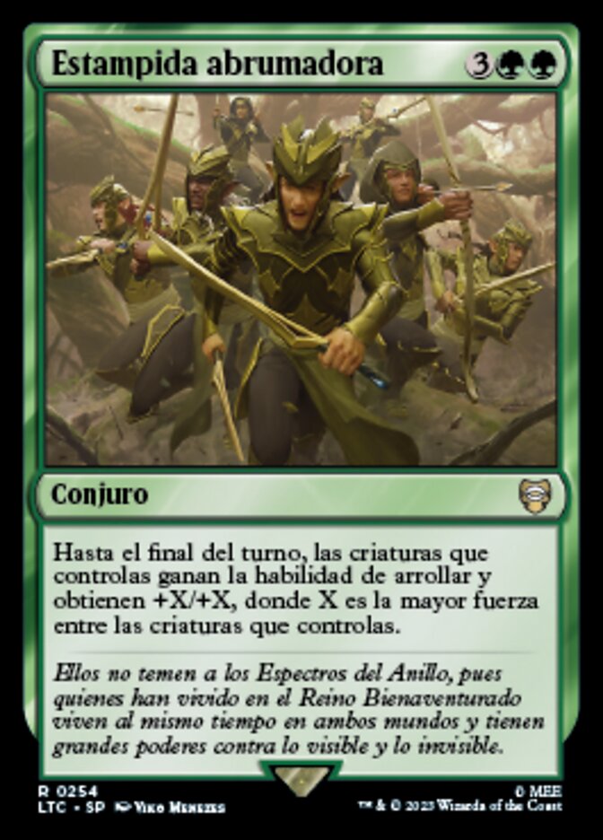 Estampida abrumadora