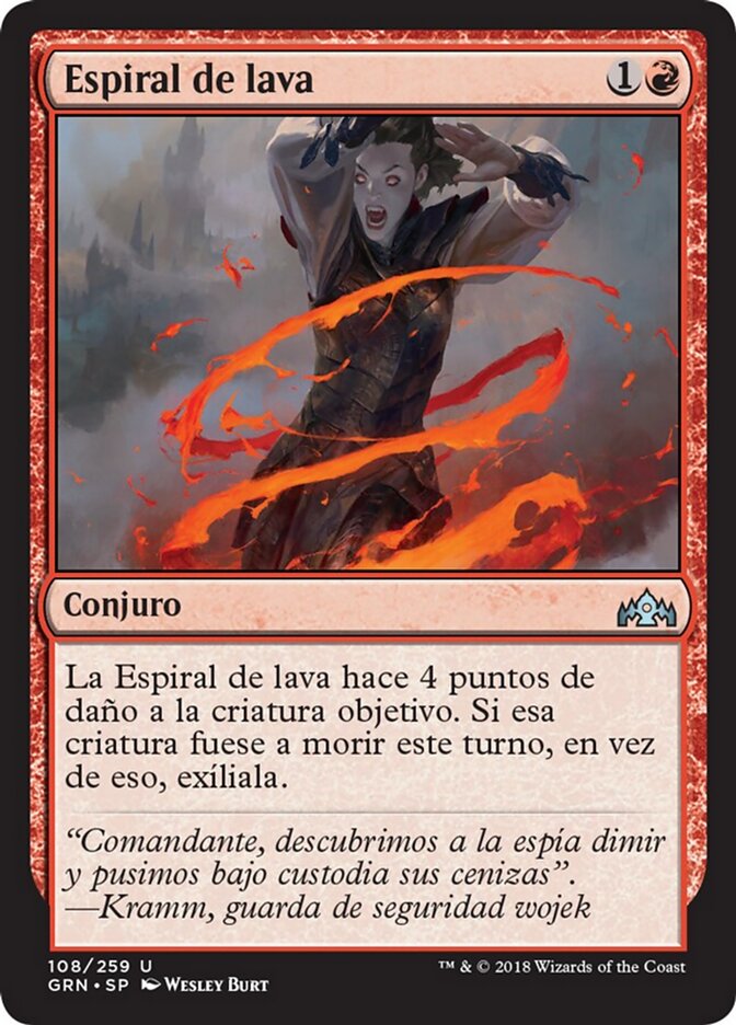 Espiral de lava