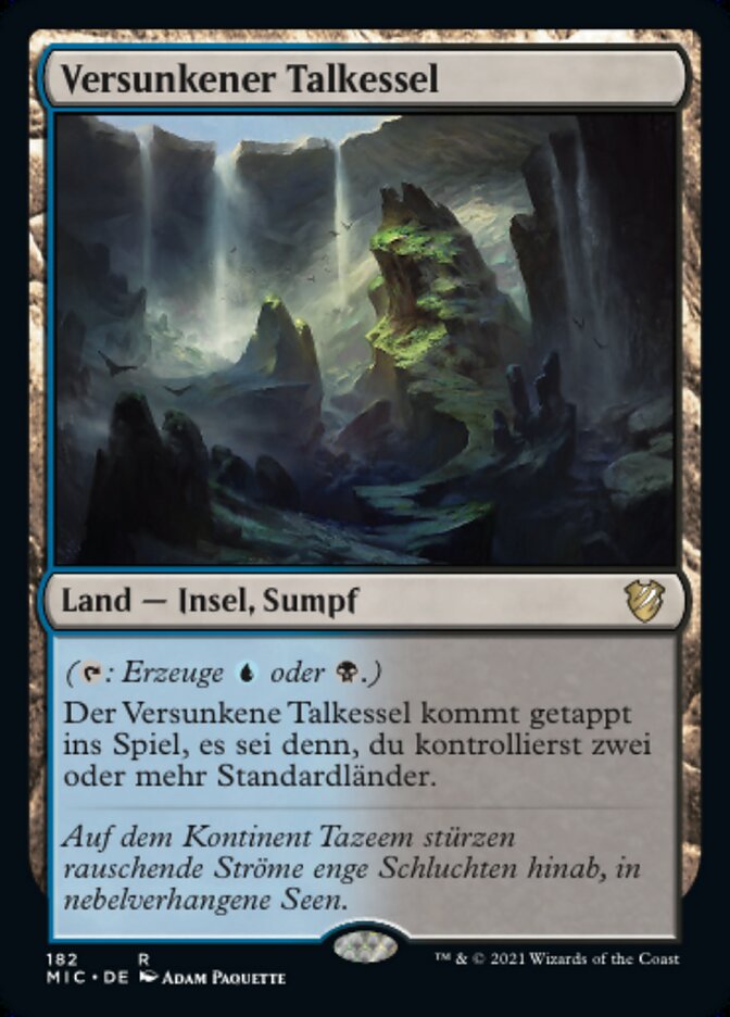 Versunkener Talkessel