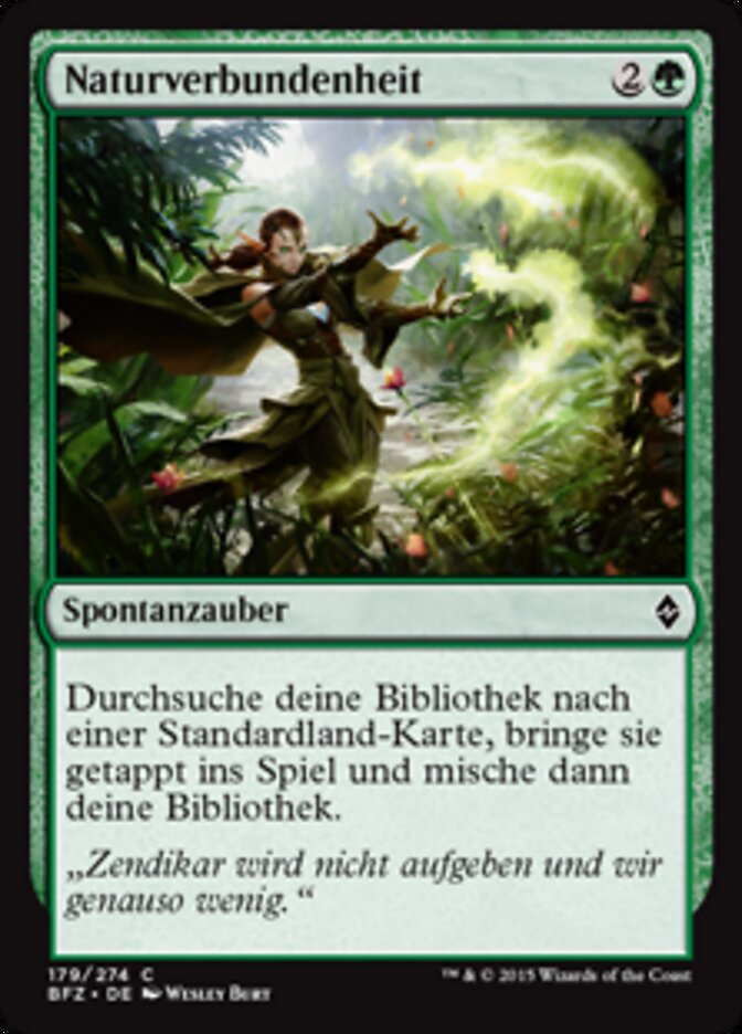 Naturverbundenheit