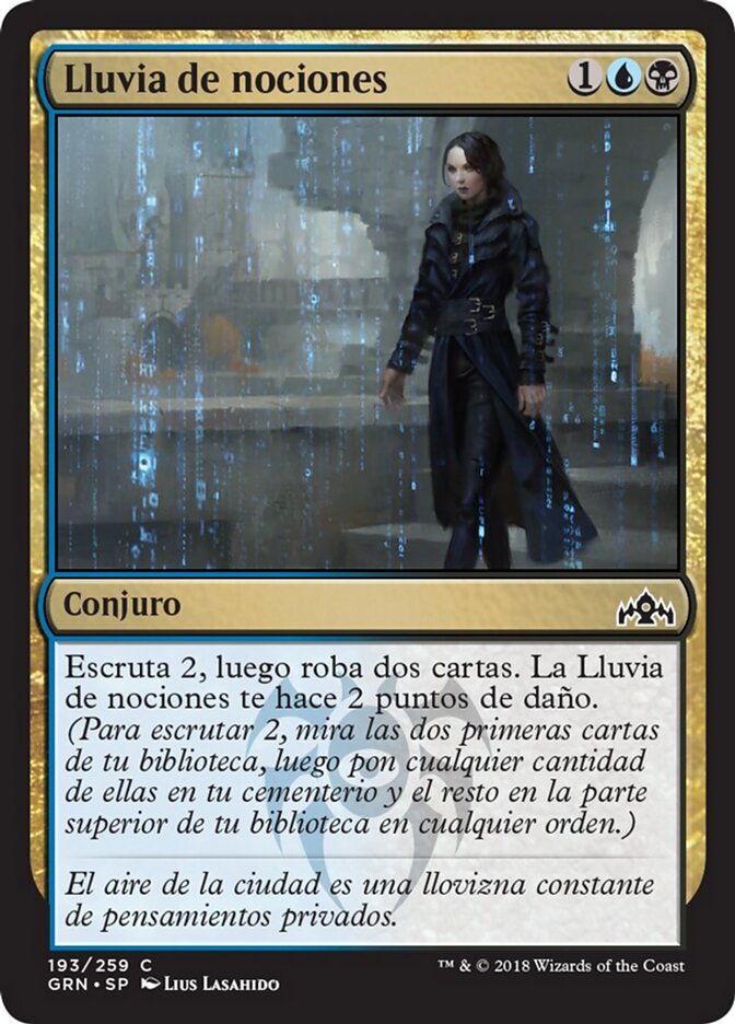 Lluvia de nociones