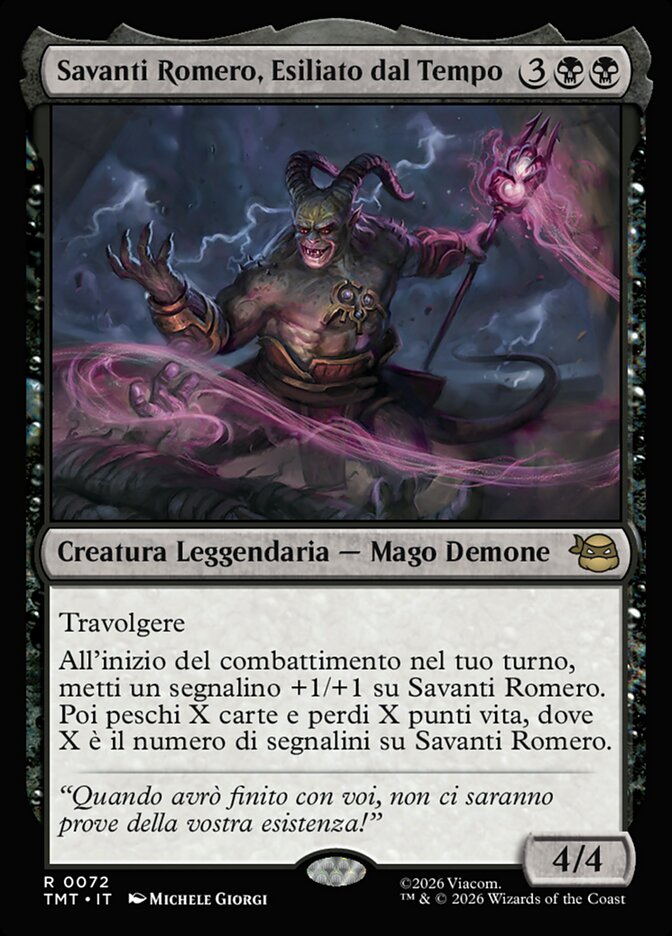 Savanti Romero, Esiliato dal Tempo