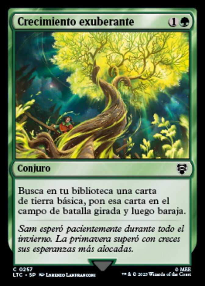 Crecimiento exuberante