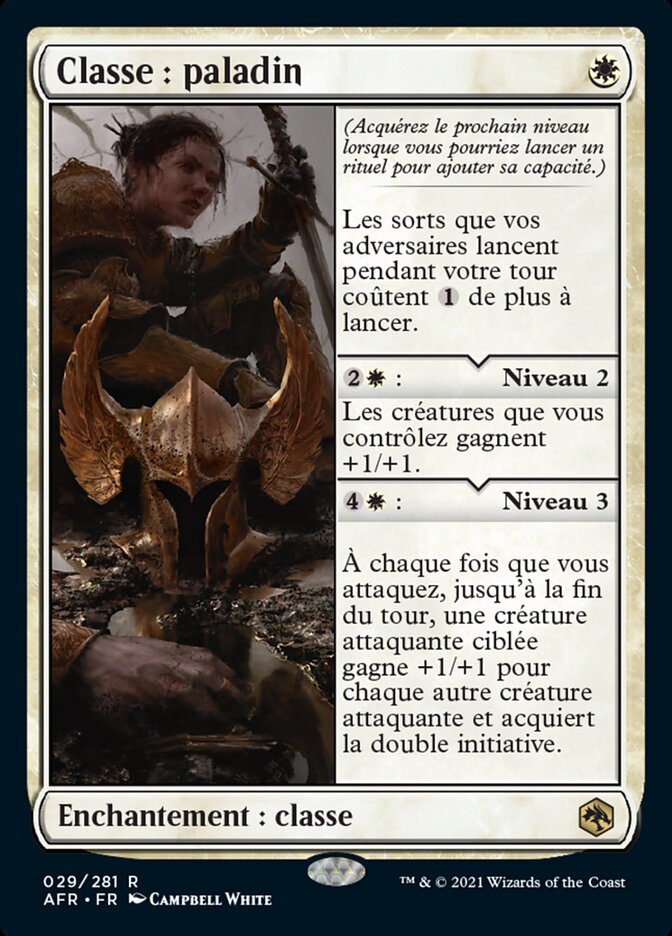 Classe : paladin