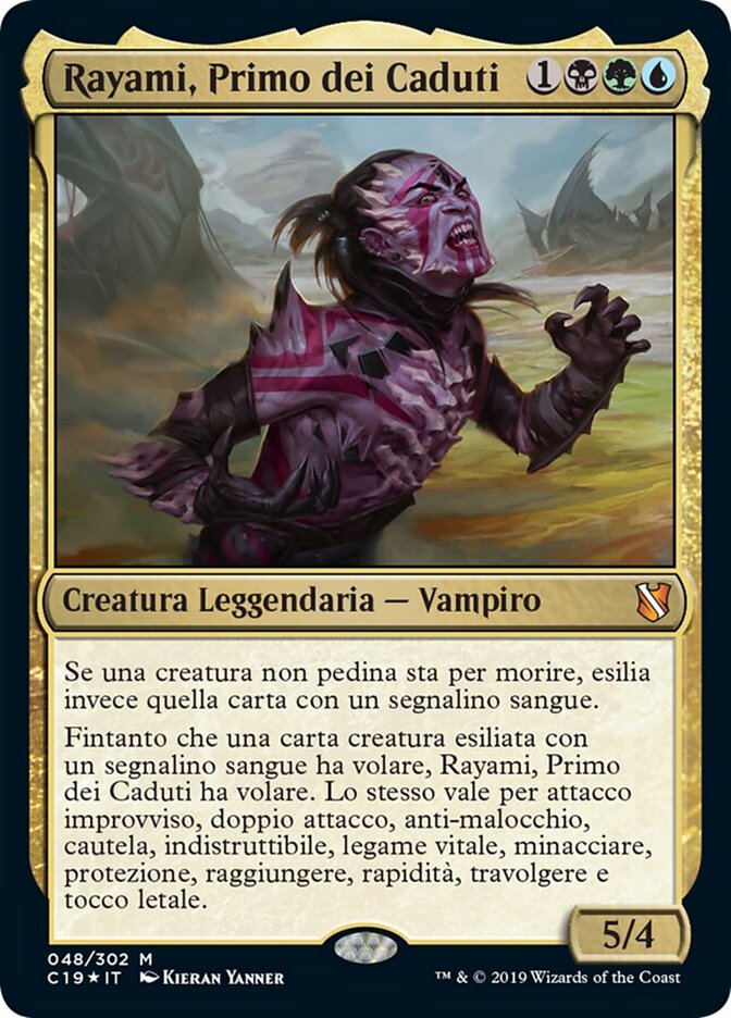 Rayami, Primo dei Caduti