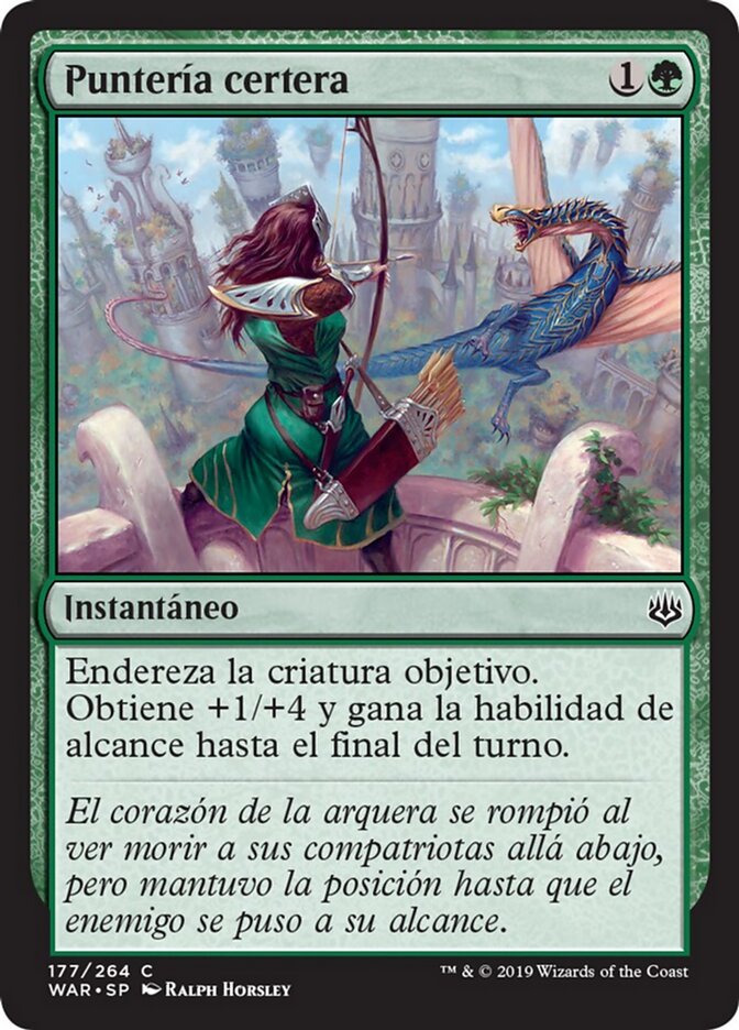 Puntería certera