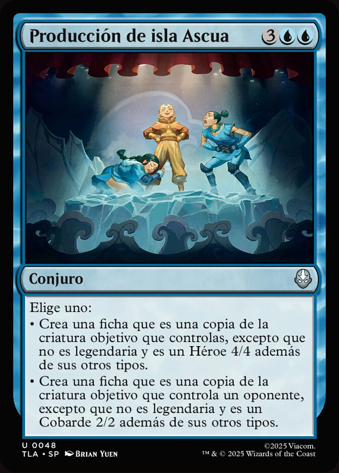 Producción de isla Ascua