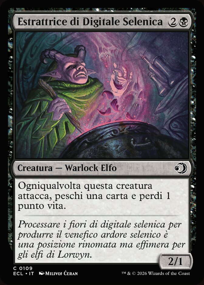 Estrattrice di Digitale Selenica