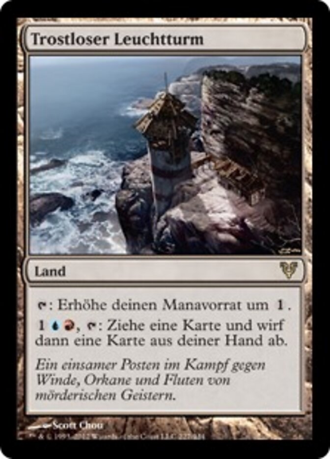Trostloser Leuchtturm