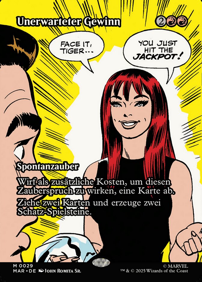 Unerwarteter Gewinn