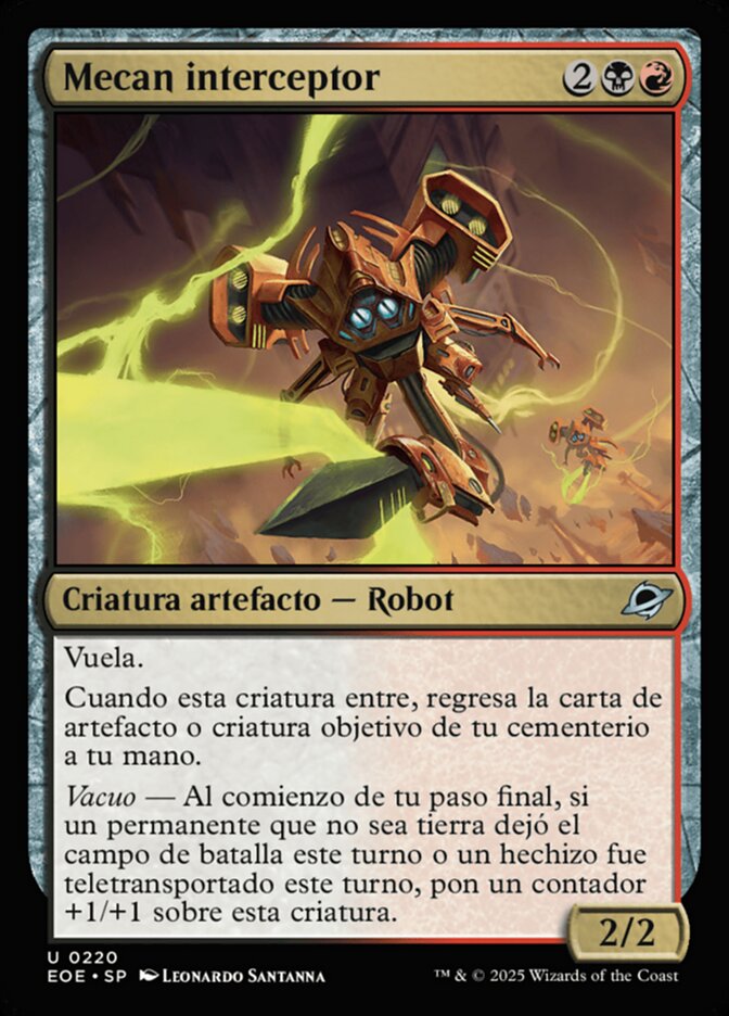 Mecan interceptor