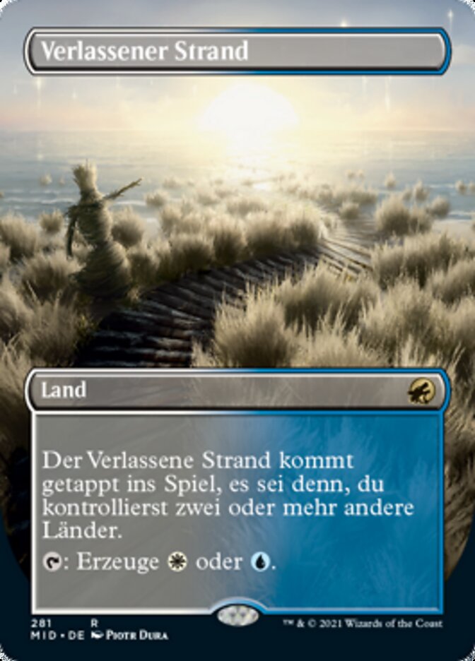 Verlassener Strand