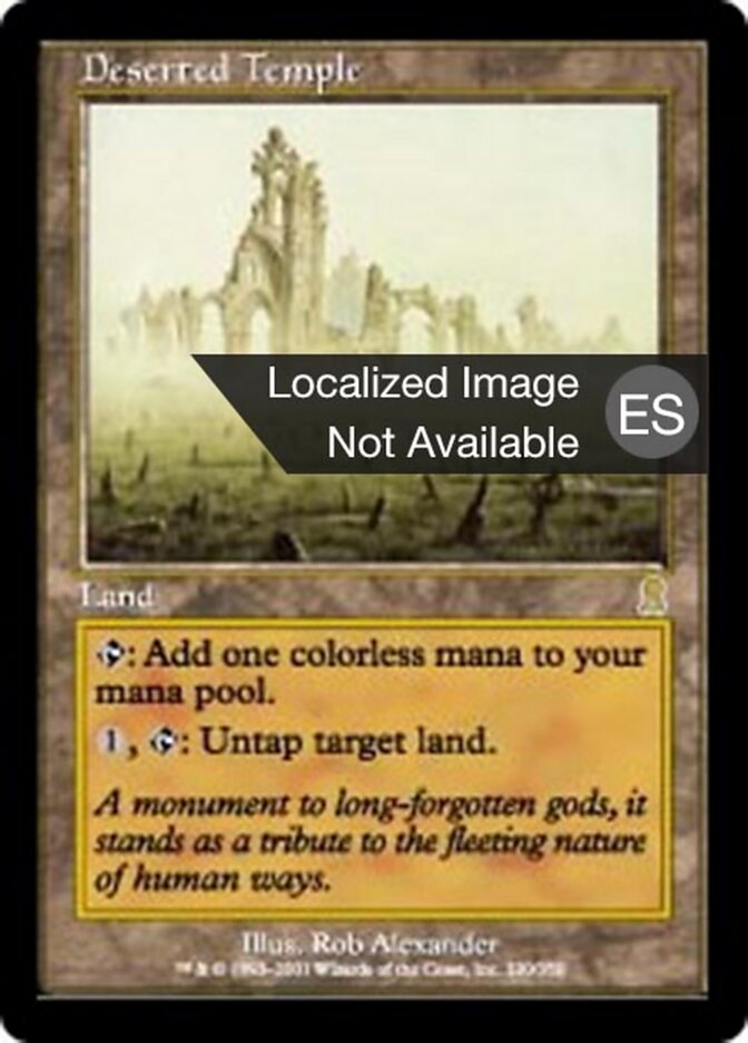 Templo desierto