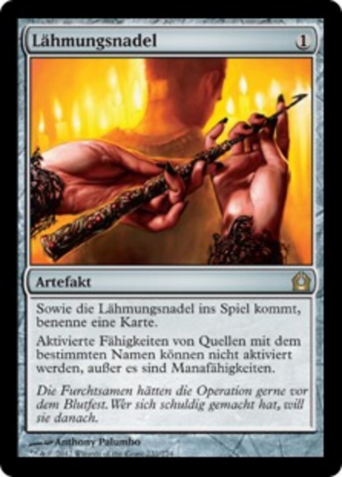 Lähmungsnadel