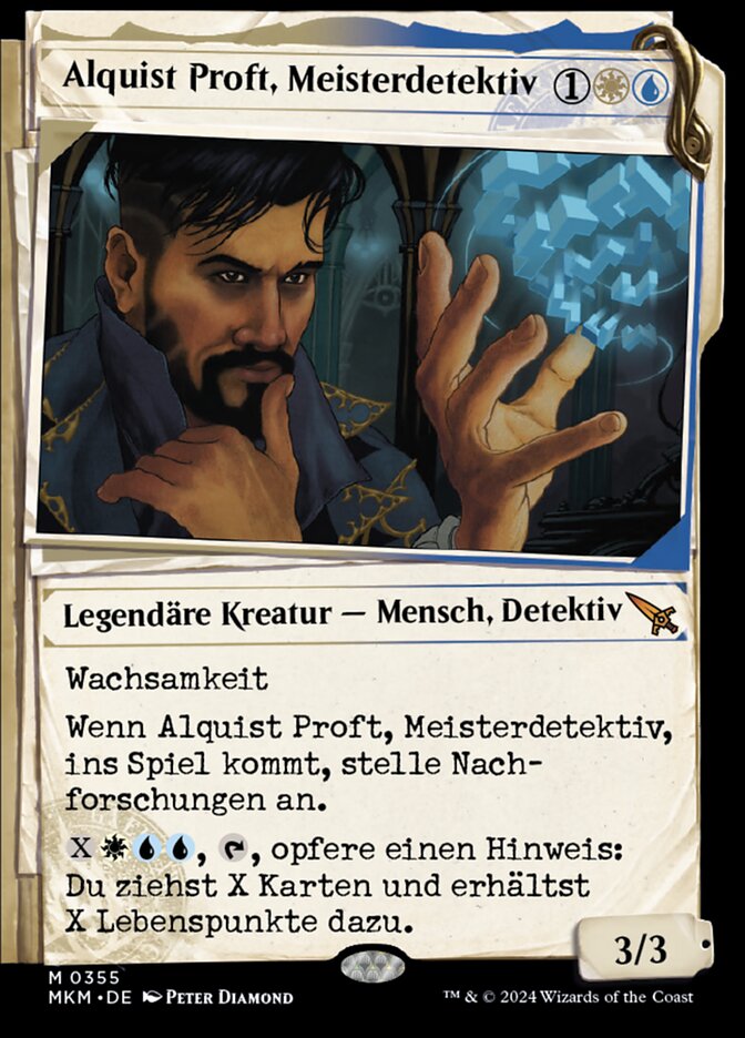 Alquist Proft, Meisterdetektiv