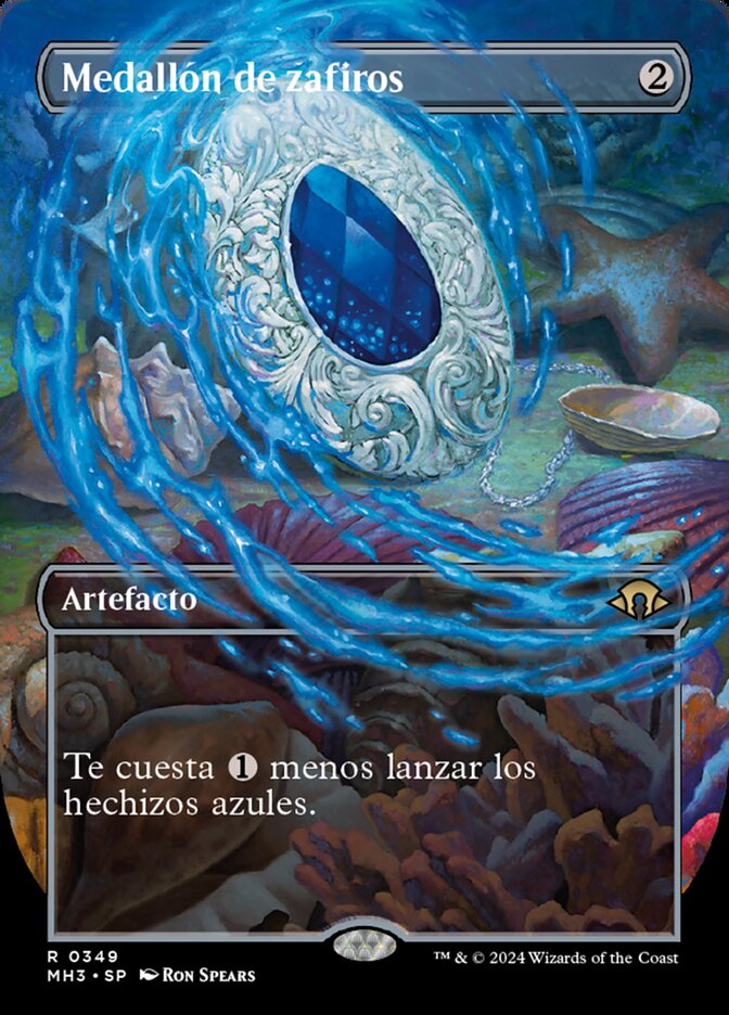 Medallón de zafiros