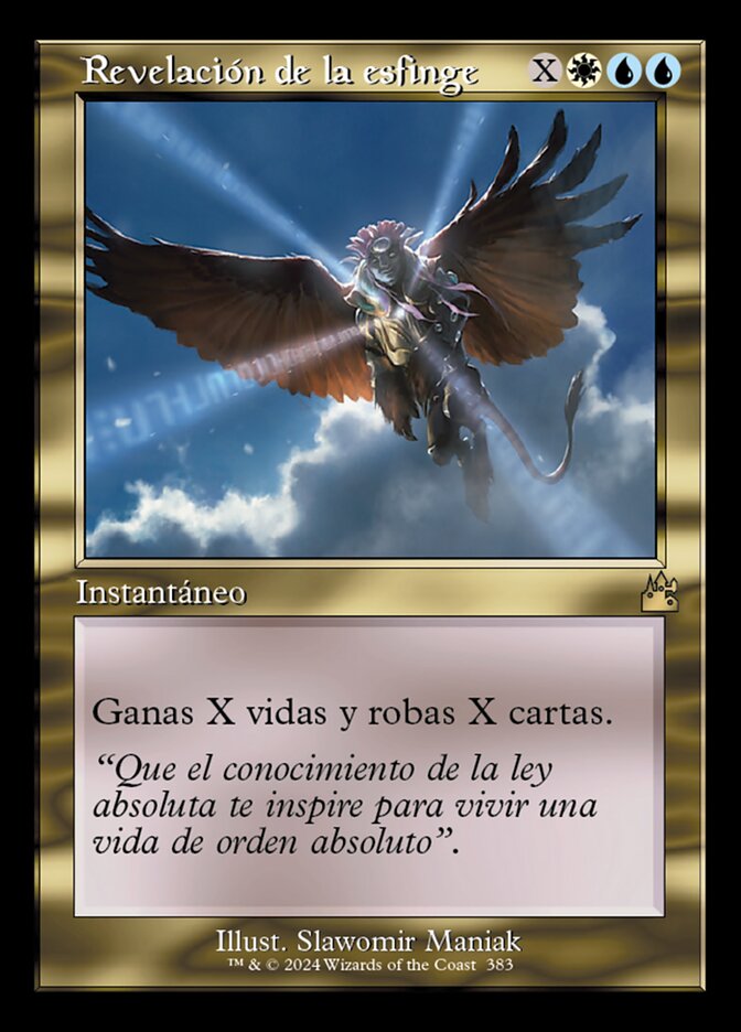 Revelación de la esfinge