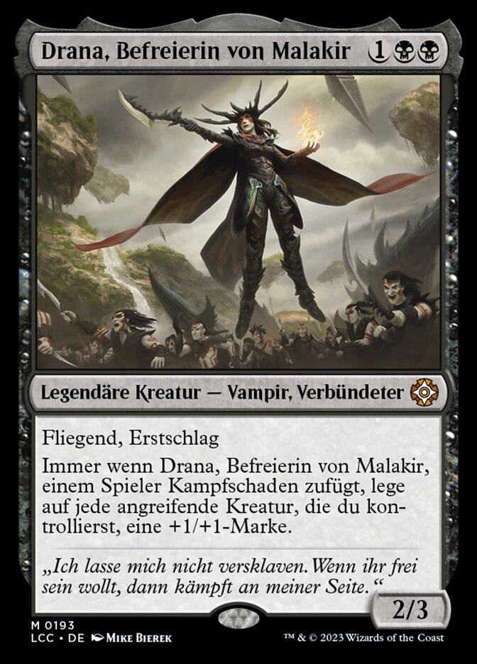 Drana, Befreierin von Malakir