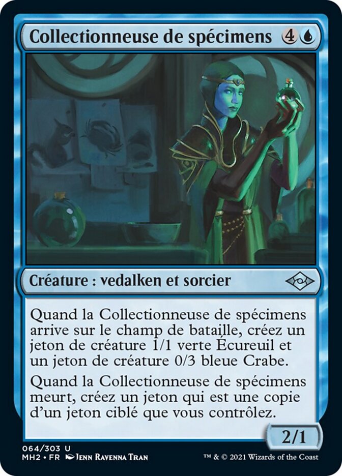 Collectionneuse de spécimens
