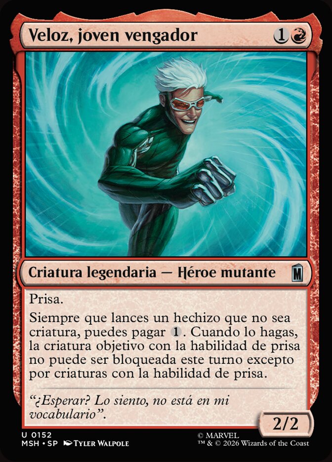 Veloz, joven vengador