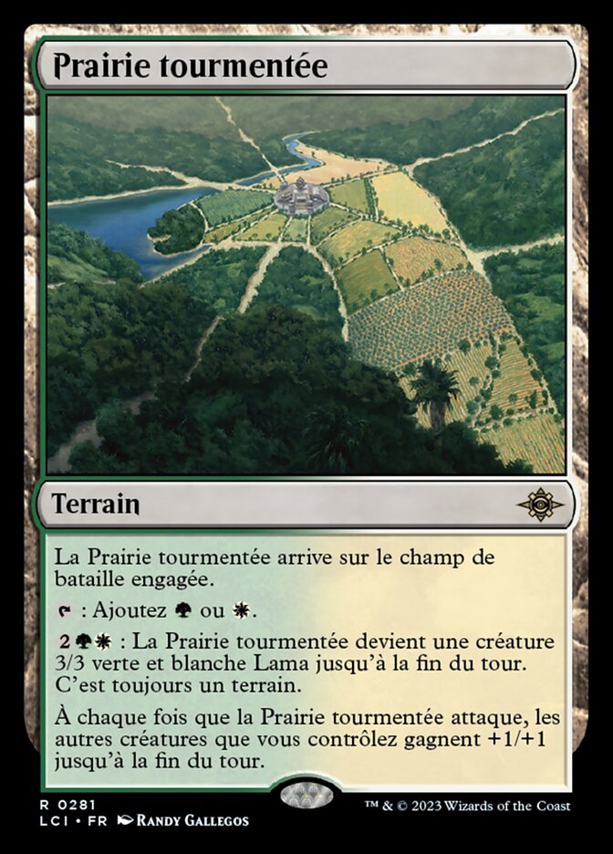 Prairie tourmentée