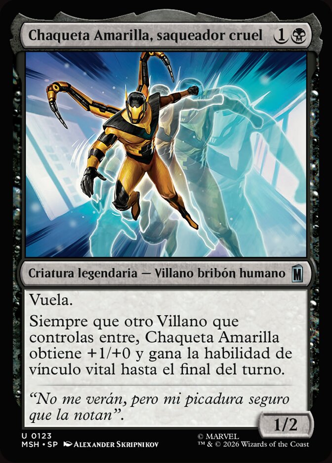Chaqueta Amarilla, saqueador cruel