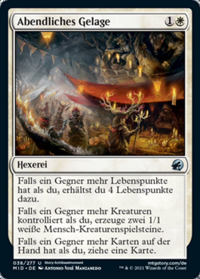 Abendliches Gelage