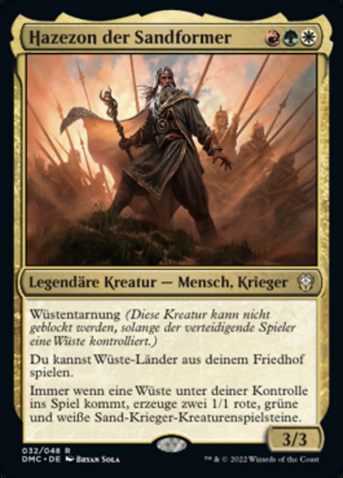 Hazezon der Sandformer