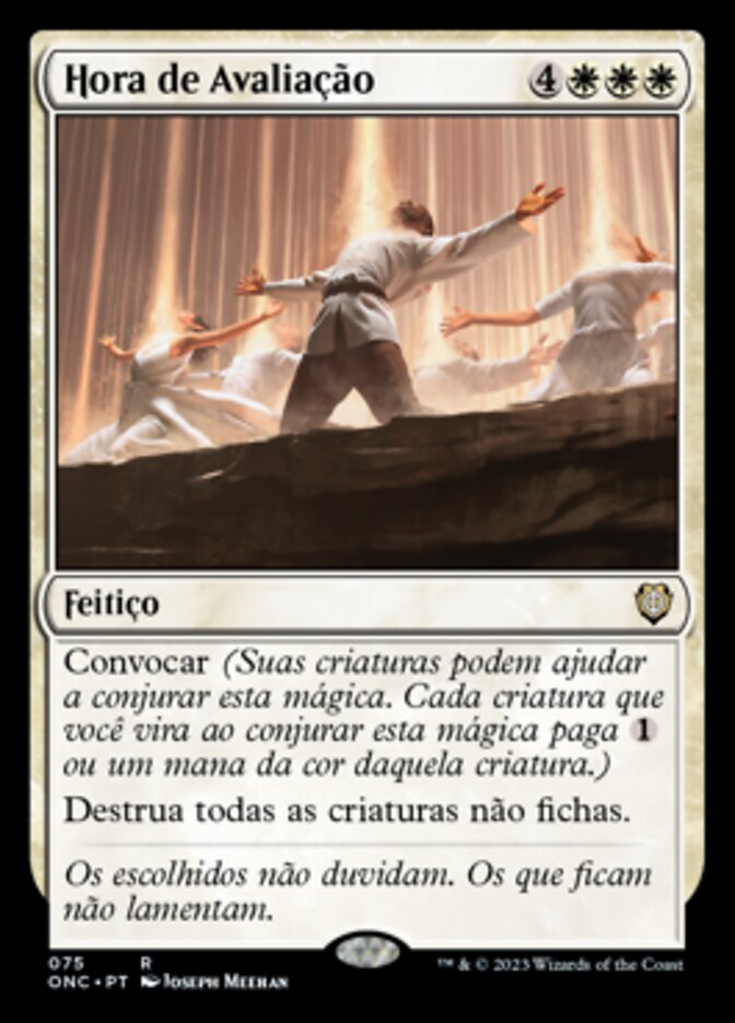 Hora de Avaliação