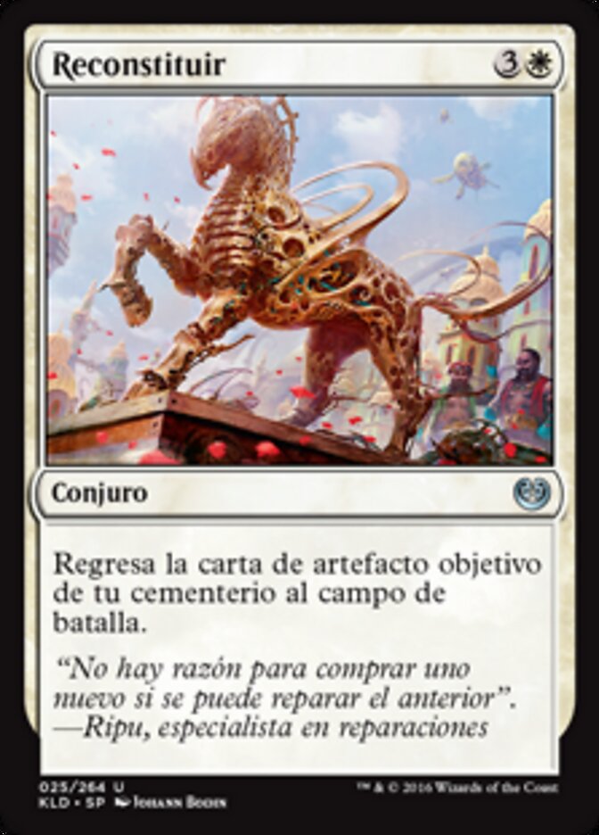 Reconstituir