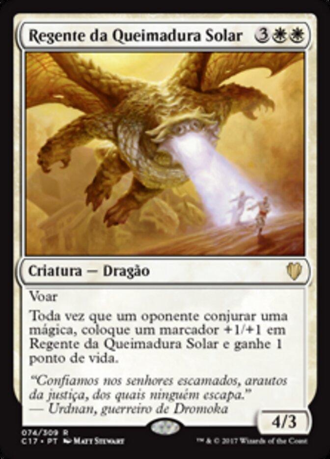 Regente da Queimadura Solar