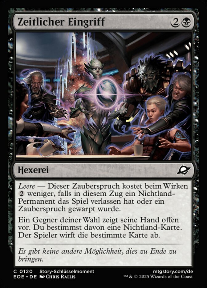 Zeitlicher Eingriff