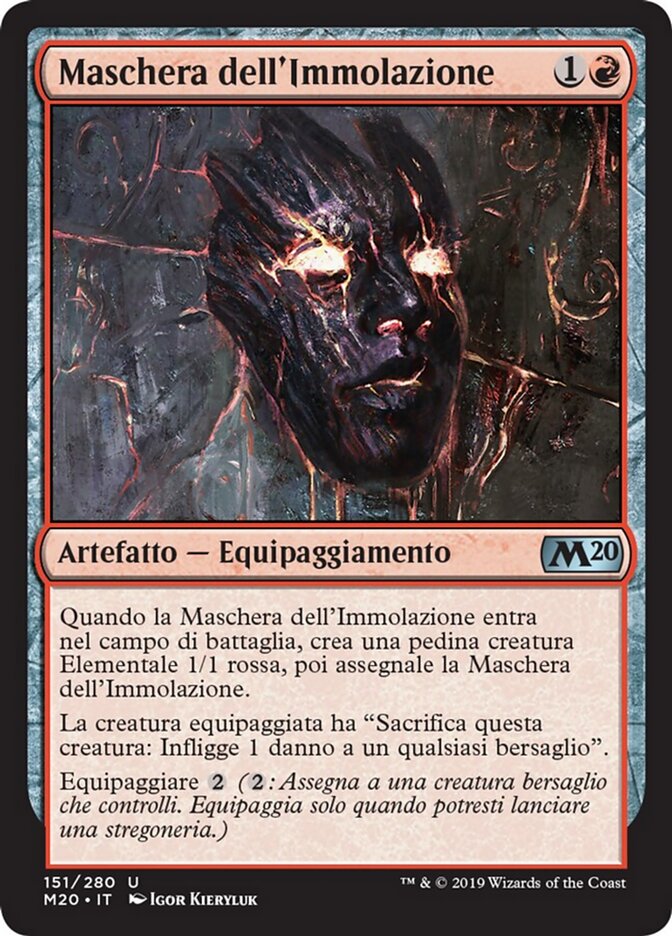 Maschera dell'Immolazione