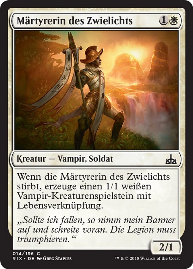 Märtyrerin des Zwielichts