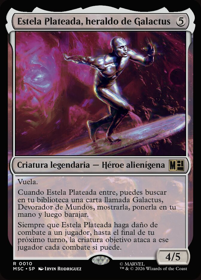 Estela Plateada, heraldo de Galactus