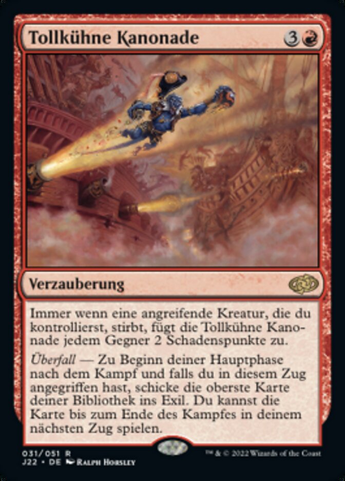 Tollkühne Kanonade